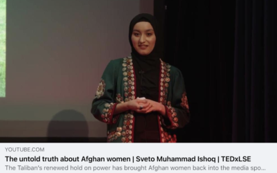 The Untold Truth About Afghan Women ~ Chadari Founder’s TedTalk Now on YouTube